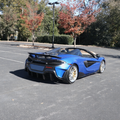 2020 McLaren 600LT Spider LUXURY PACK CARBON FIBER PACK 1 WNAV – NO RESERVE PRICE